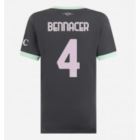 Camisa de time de futebol AC Milan Ismael Bennacer #4 Replicas 3º Equipamento Feminina 2024-25 Manga Curta